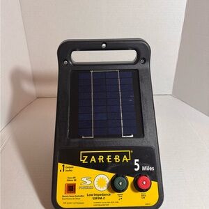 Zareba ESP5M-Z 5-Mile Solar Low Impedance Electric Fence Charger - Black